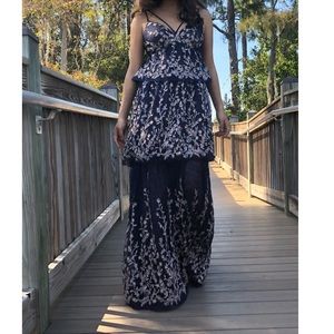 BCBGMAXAZRIA Lace Blue Dress 👗